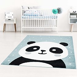 Tappeti per bambini - Bubble Panda (blu)