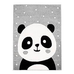 Tappeto per la camera dei bambini TAPPETI PER BAMBINI per ragazzo ragazza Bubble Panda grigio Panda