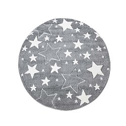 Tappeti per bambini - Bueno Stars Tondo (grigio)