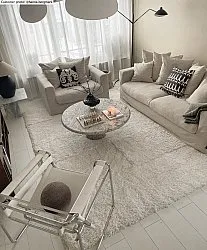 Tappeto A Pelo Lungo - Cannes (bianco)