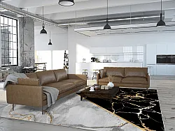 Tappeto Wilton - Cassa (grigio/nero/oro)