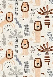 Tappeti per bambini - Lion Friends (beige)