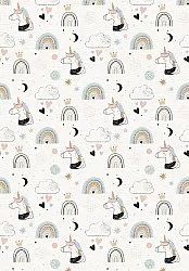 Tappeti per bambini - Unicorn Rainbow (rosa)