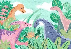 Tappeti per bambini - Dino Friends (multi)