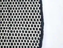 Tappeti rotondi - Coastal (nero/bianco)