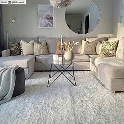 Tappeto A Pelo Lungo - Cosy (bianco)