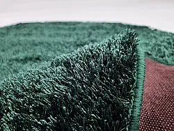 Tappeti rotondi - Cosy (verde scuro)