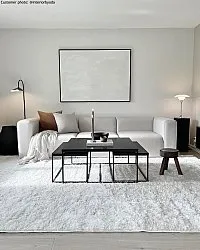 Tappeto A Pelo Lungo - Cosy (bianco)