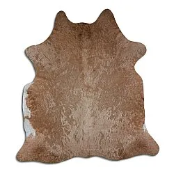 Coperta Pile Con Stampa Mucca Marrone AUIVTY - Morbida, Antipilling E Anti Perdita Peli - Per Divano, Letto E Campeggio (Taglia 50x60 Cm + Portachiavi In Omaggio) - 4