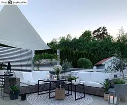 Tappeto rotondo - Brussels Swirl (grigio)