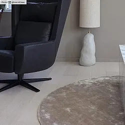Tappeto rotondo - Jodhpur Special Luxury Edition Viscosa (grigio chiaro/beige)