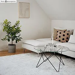 Tappeto A Pelo Lungo - Cosy (bianco)