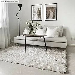 Tappeto A Pelo Lungo - Janjira (bianco)
