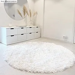 Tappeti rotondi - Janjira (bianco)