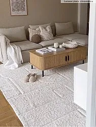 Tappeto A Pelo Lungo - Cremona Natural Cotton Shaggy (offwhite)