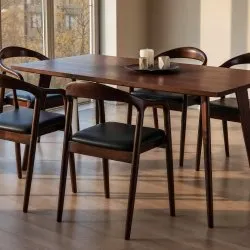 Tavolo da pranzo - Nordisk - 180 x 70 cm (noce)
