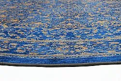 Tappeto rotondo - Vinadio (blu/oro)