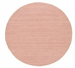 Tappeti rotondi - Dhurry (rosa)