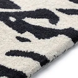 Zerbino - Zebra Tufted Wool Premium (bianco/nero)