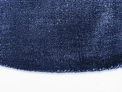 Tappeto rotondo - Recycled PET with viscose look (navy)