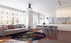 Tappeto rotondo - Rich Flowers (multi)