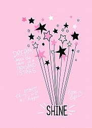 Tappeti per bambini - Starshine (rosa)
