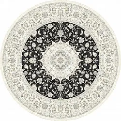Tappeto rotondo - Arabella (nero)