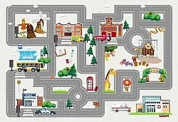 Tappeti per bambini - City Street (multi)