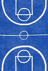 Tappeti per bambini - Basket (blu)