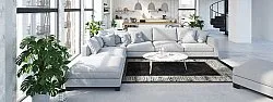 Tappeto Wilton - Tilos (nero/bianco)