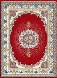 Tappeto Wilton - Lukla (rosso)