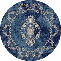 Tappeto rotondo - Taknis (blu)