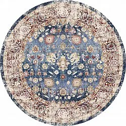 Tappeto rotondo - Bouhjar (blu scuro/multi)