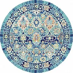 Tappeto rotondo - Fernana (blu/multi)