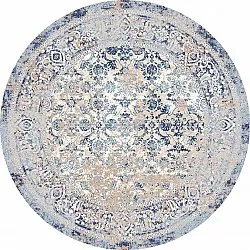 Tappeto rotondo - Denizli (blu)