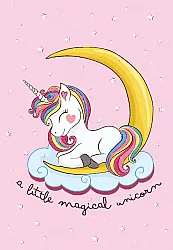 Tappeti per bambini - Magical Unicorn (rosa)