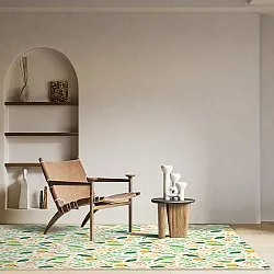Tappeto Wilton - Fleur (giallo/verde/multi)