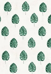 Tappeto Wilton - Leni (bianco/verde)