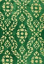 Tappeto Wilton - Circe (verde/oro)