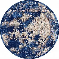Tappeto rotondo - Temima (blu)