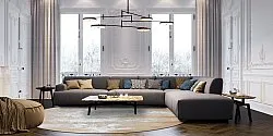 Tappeto rotondo - Zarzi (beige)