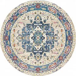 Tappeto rotondo - Siliana (blu)