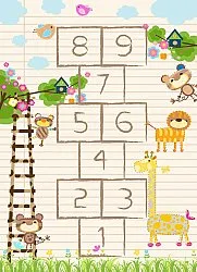 Tappeti per bambini - Counting Animals (multi)
