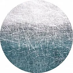 Tappeto rotondo - Jervis (turchese)