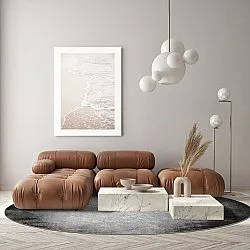Tappeto rotondo - Megara (grigio)