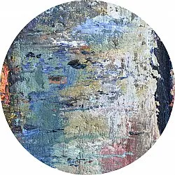 Tappeto rotondo - Tivat (blu/multi)