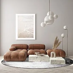 Tappeto rotondo - Rosia (grigio)