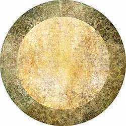 Tappeto rotondo - Campana (beige/giallo)