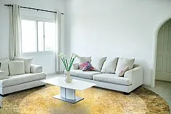 Tappeto rotondo - Campana (beige/giallo)
