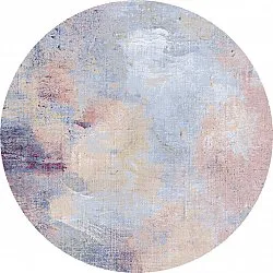 Tappeto rotondo - Mogoro (azzurro)